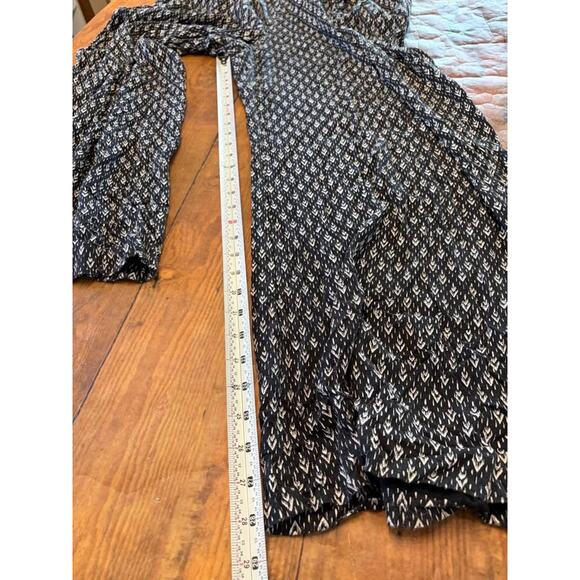 Sz XL - Anthropologie Elevenses Pattern Wide Leg Pants - Picture 10 of 10